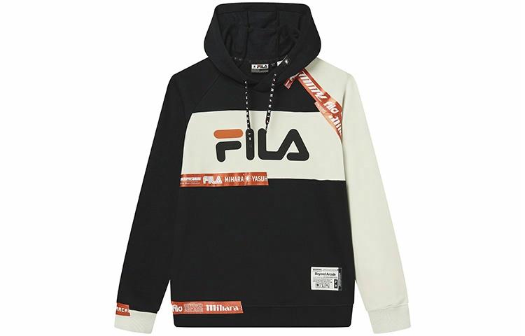 Мужское худи Fila x MIHARA YASUHIRO (черное)