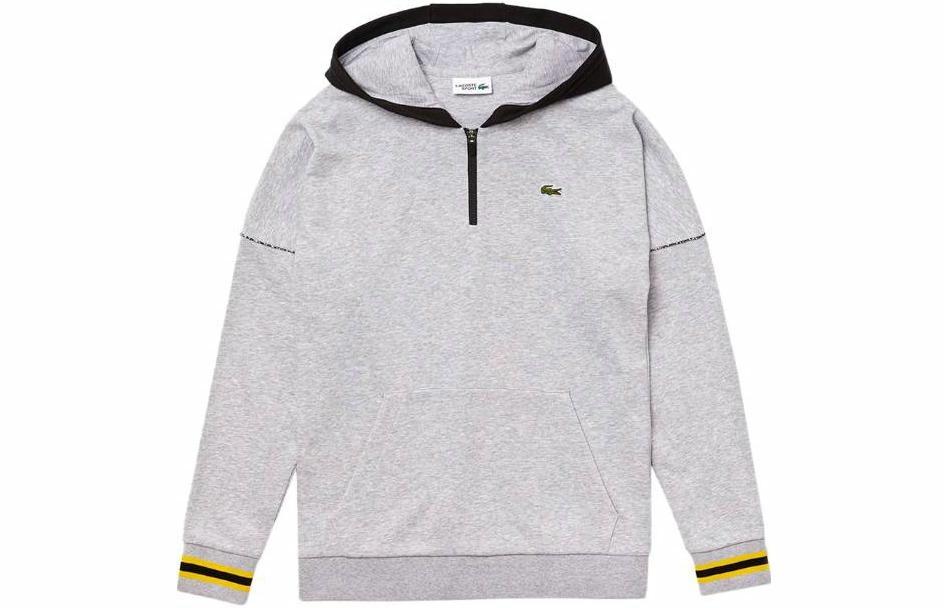 Мужское худи LACOSTE (серое)