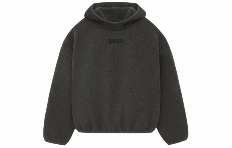 Мужское худи Fear of God Essentials SS24 Pullover Hoodie Ink /Ink (темно-серое)