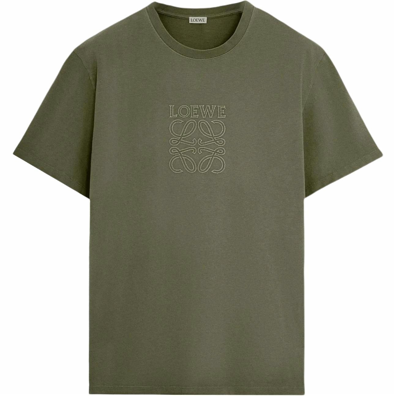 Мужская футболка LOEWE SS26 T (зеленая)
