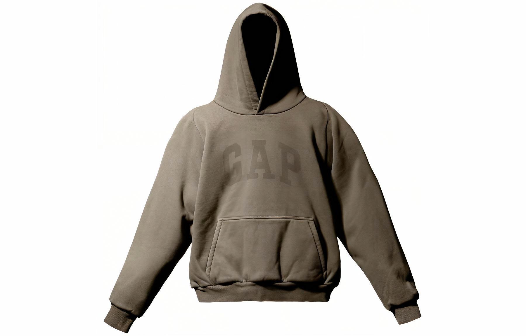 Худи Yeezy YEEZY x Gap x Balenciaga Logo (коричневое)