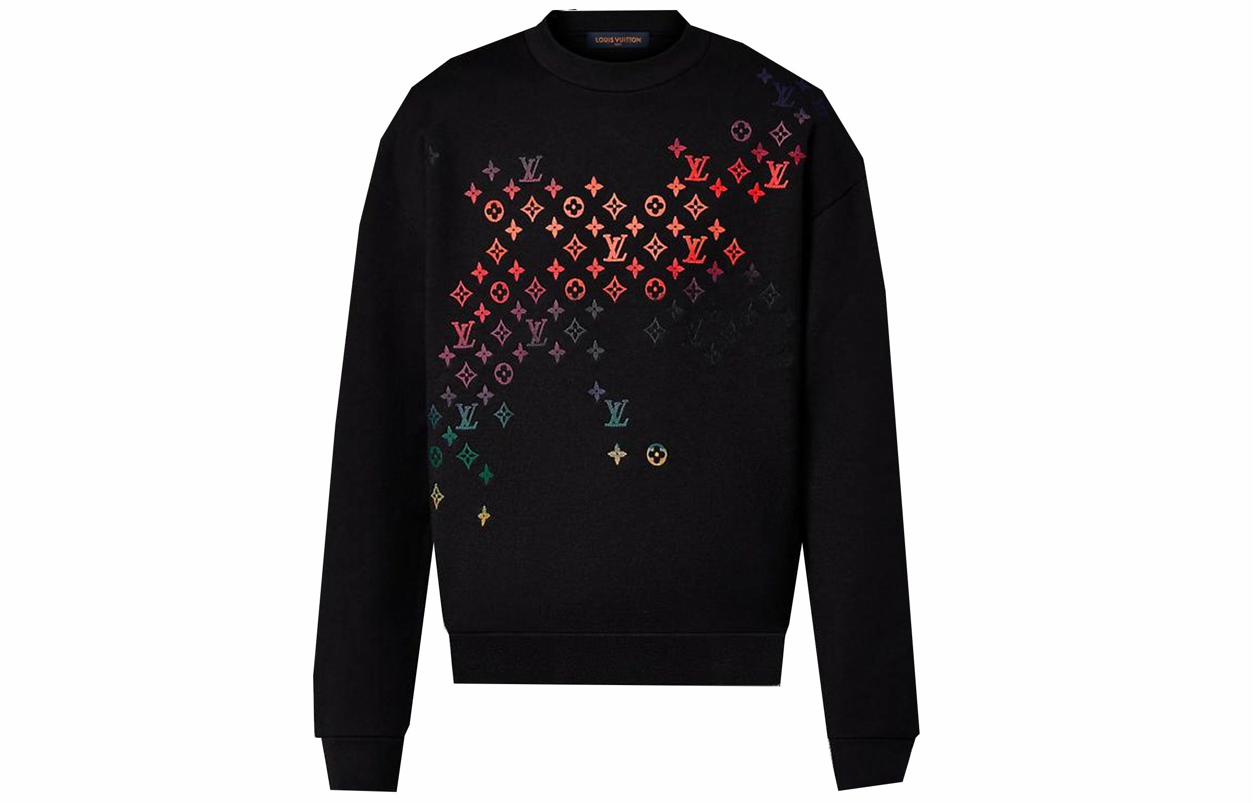 Мужское худи Louis Vuitton LOUIS VUITTON FW23 Logo (черное)