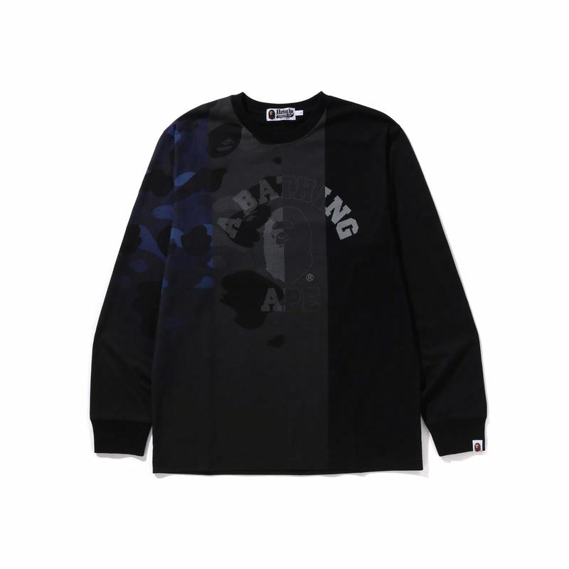 Мужской лонгслив A BATHING APE (разноцветный)