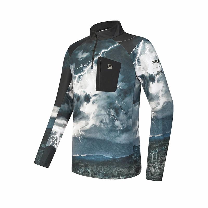 Мужская футболка Fila x BBC EARTH (с принтом)