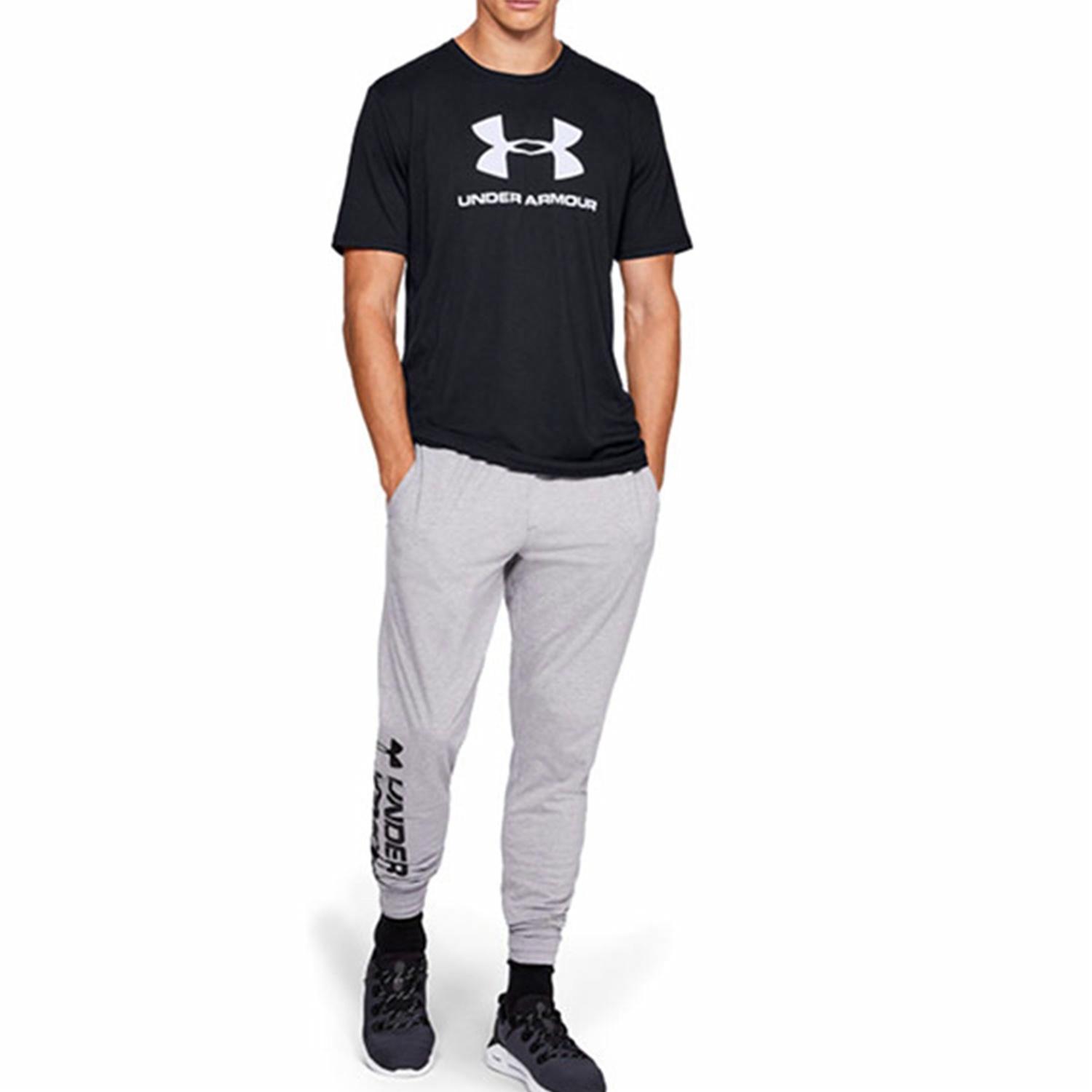 Мужская футболка Under Armour Sportstyle (черная) — фото 3