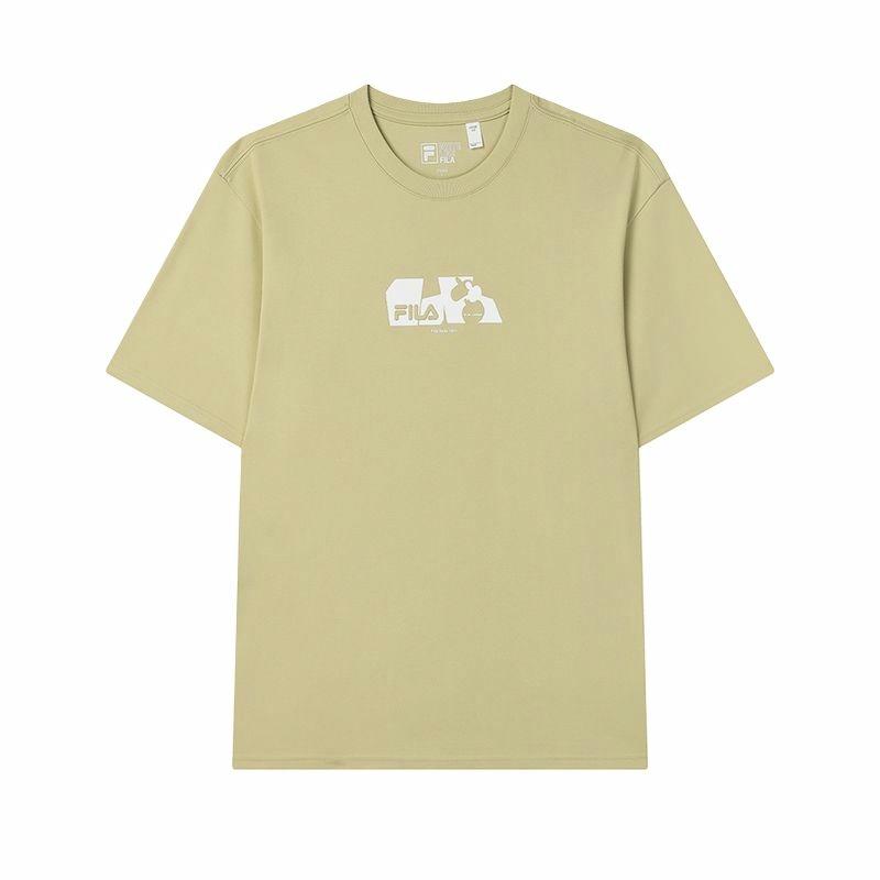 Мужская футболка Fila (бежевая)