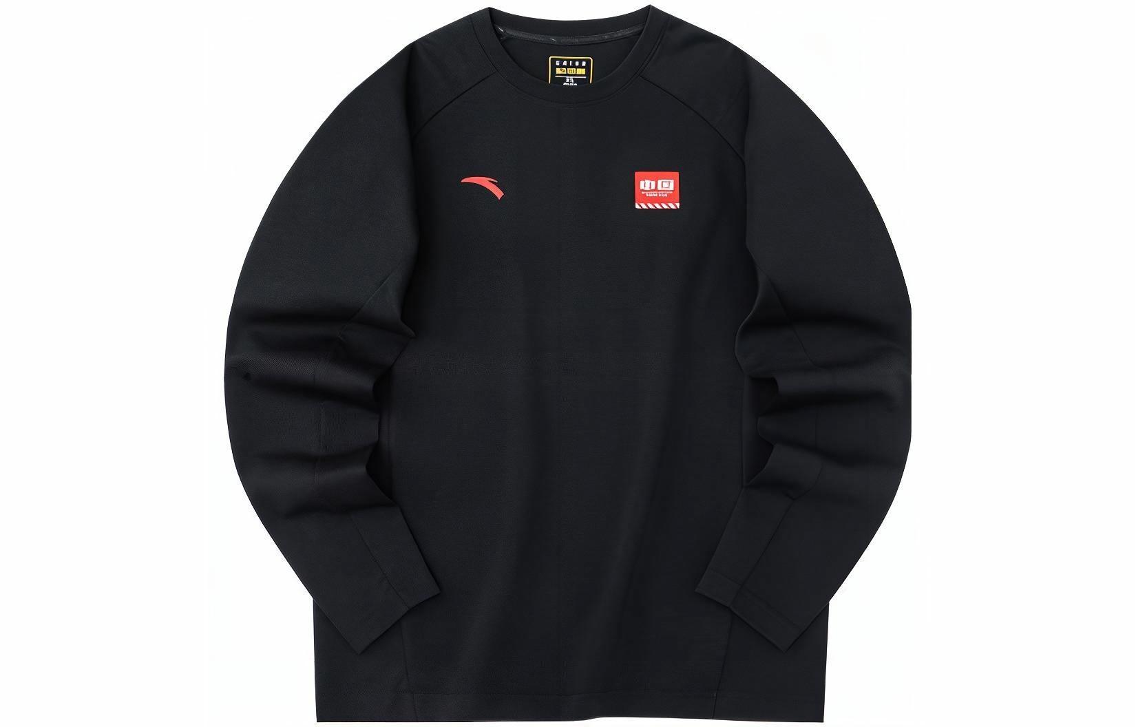 Мужской свитшот Anta Classic Crewneck (черный)