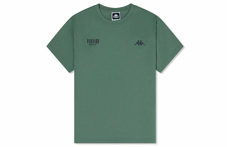 Мужская футболка Kappa Kappa SS24 1916 LOGOT (зеленая)