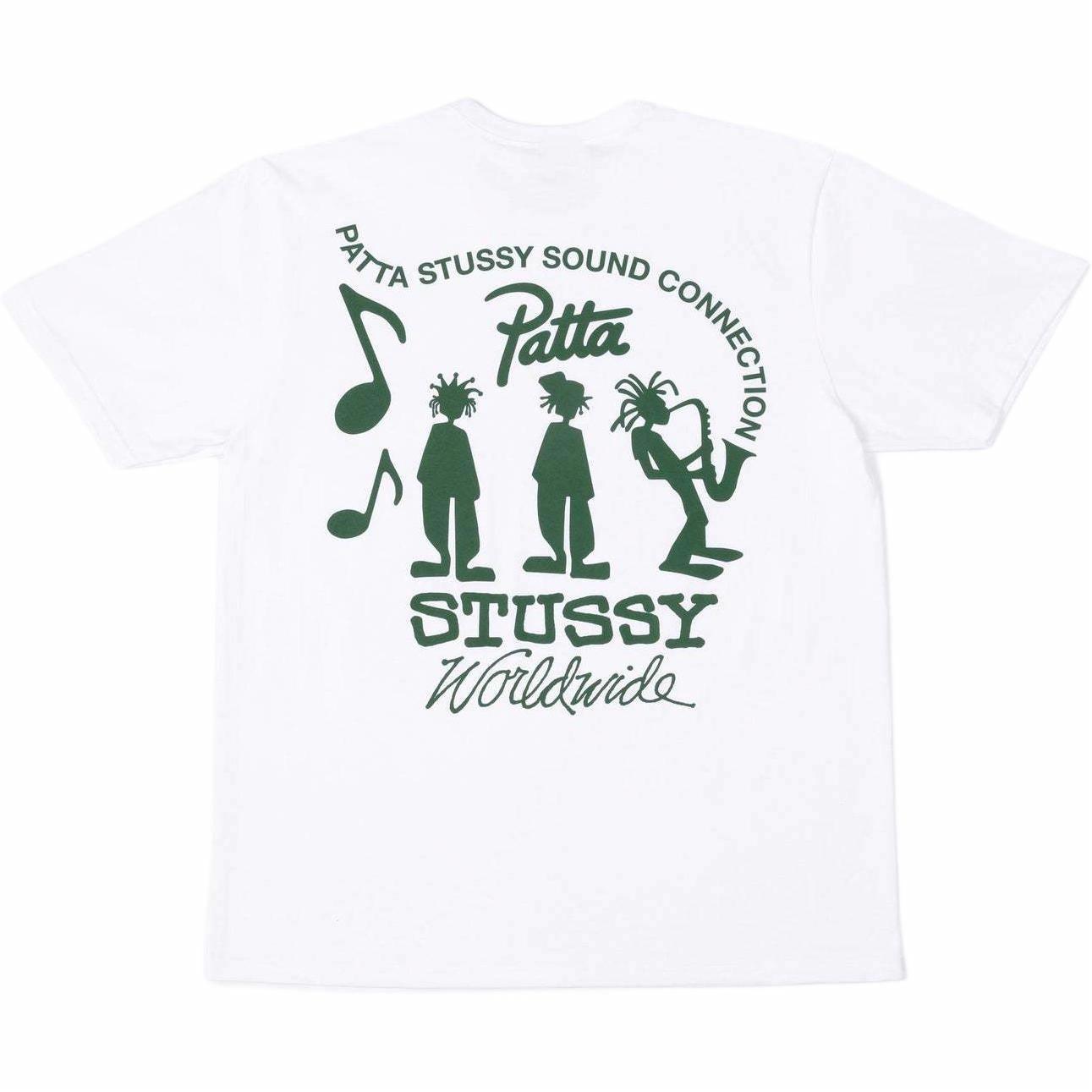 Футболка Stussy Stussy x Patta SS24 (белая)