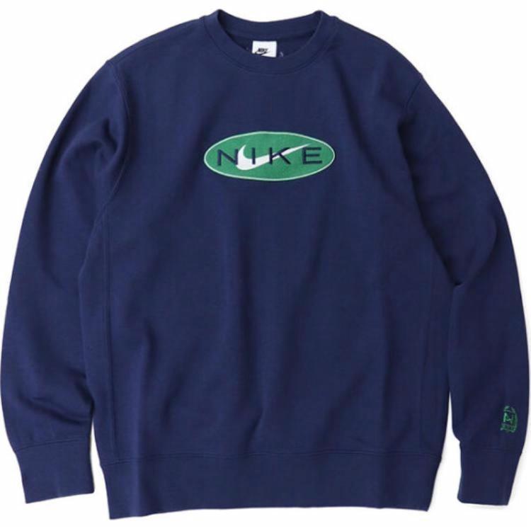 Мужское худи Nike Crewneck (синее)