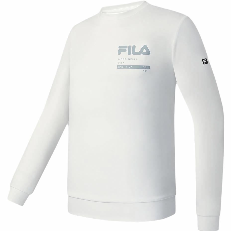 Мужское худи Fila Fitness (бело-розовое)