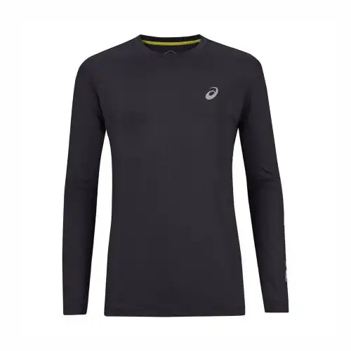ASICS T Shirts Men's Black Crew Neck