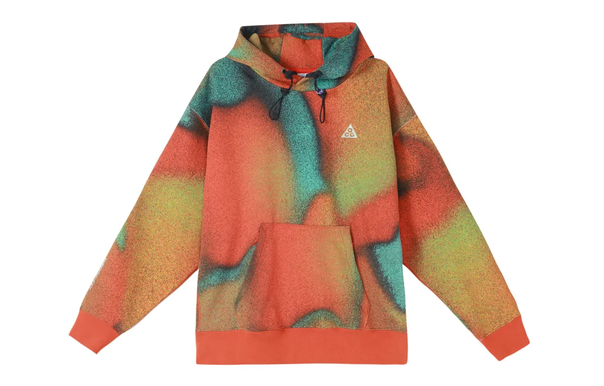 Nike ACG THERMA-FIT Sweatshirts Unisex Orange Green Hooded Moderate Other