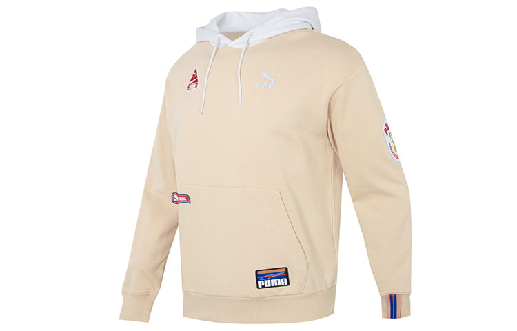Мужское худи PUMA Team Badge Hoodie Tr (каки)