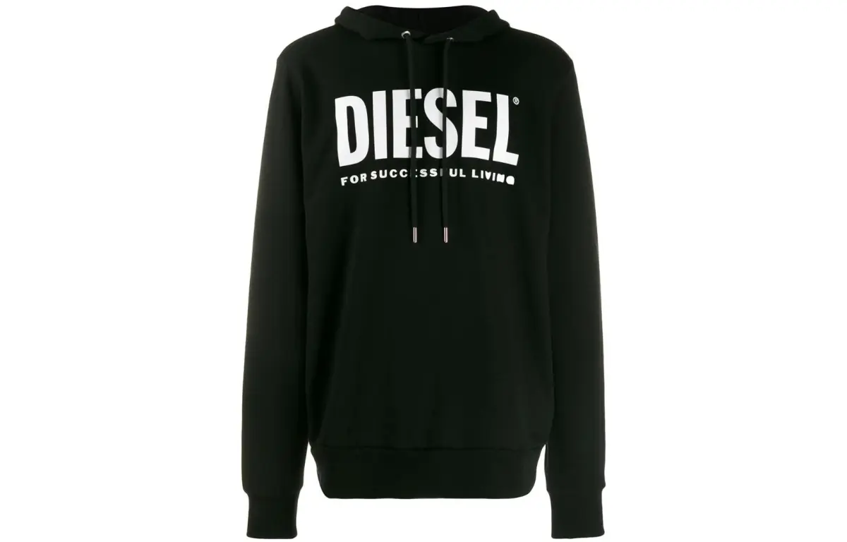 DIESEL Logo Print Hoodie