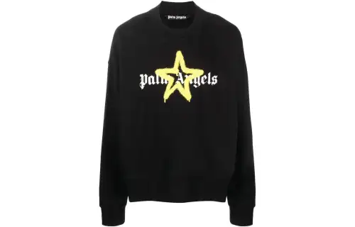 PALM ANGELS Spray Star Logo Sweatshirt