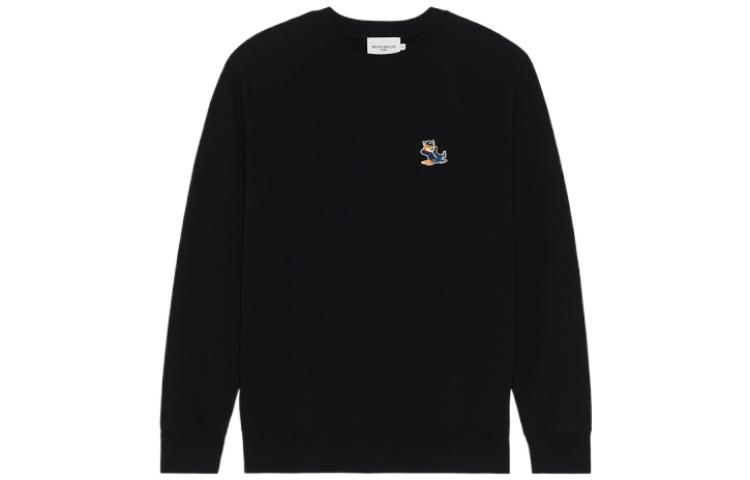 Мужское худи Maison Kitsune Fox Logo (черное)