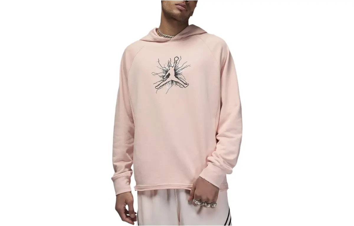Jordan Sweatshirts Men's Pink Hooded Moderate Other