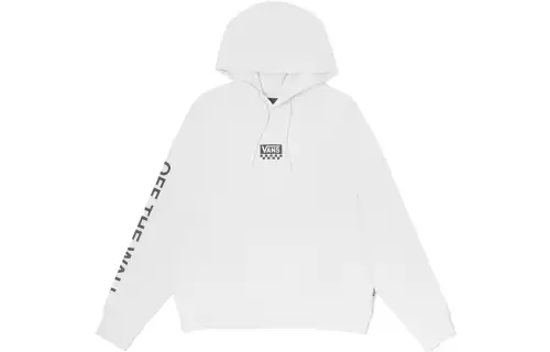 Vans Sweatshirts Unisex White Hooded Moderate Regular