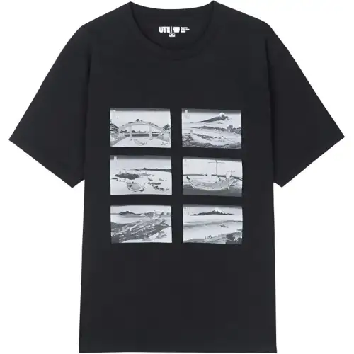 UNIQLO x GESHIBEIZHAIFUSHISHAN,LIANMINGKUAN T Shirt Unisex Black