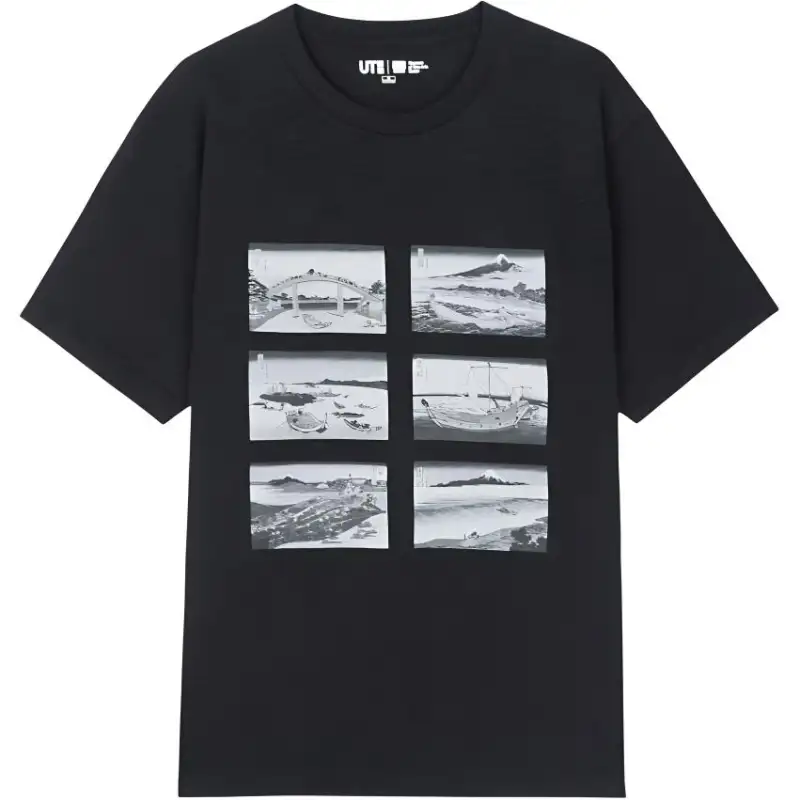 UNIQLO x GESHIBEIZHAIFUSHISHAN,LIANMINGKUAN T Shirt Unisex Black