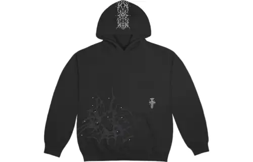 Travis Scott Studded Pullover Hoodie