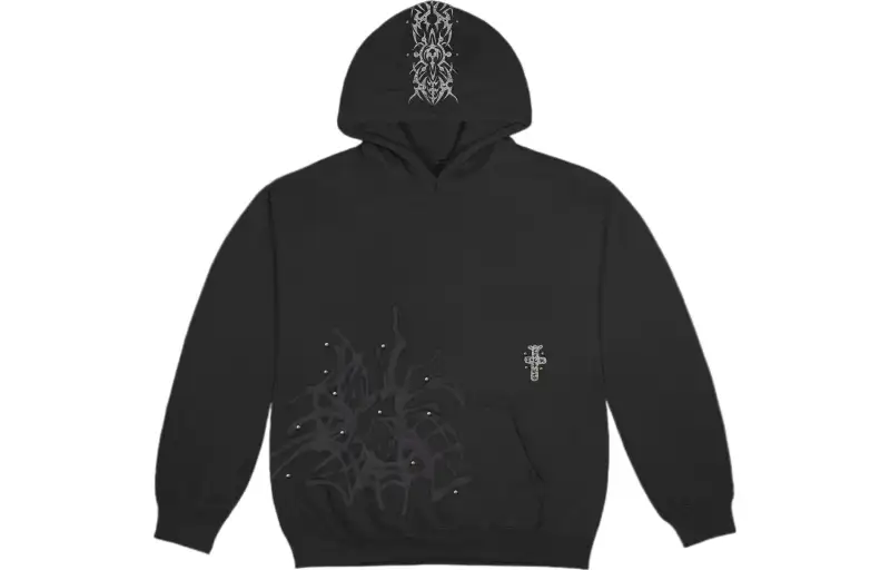 Travis Scott Studded Pullover Hoodie