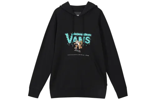 Vans Sweatshirts Unisex Black Hooded Moderate Regular