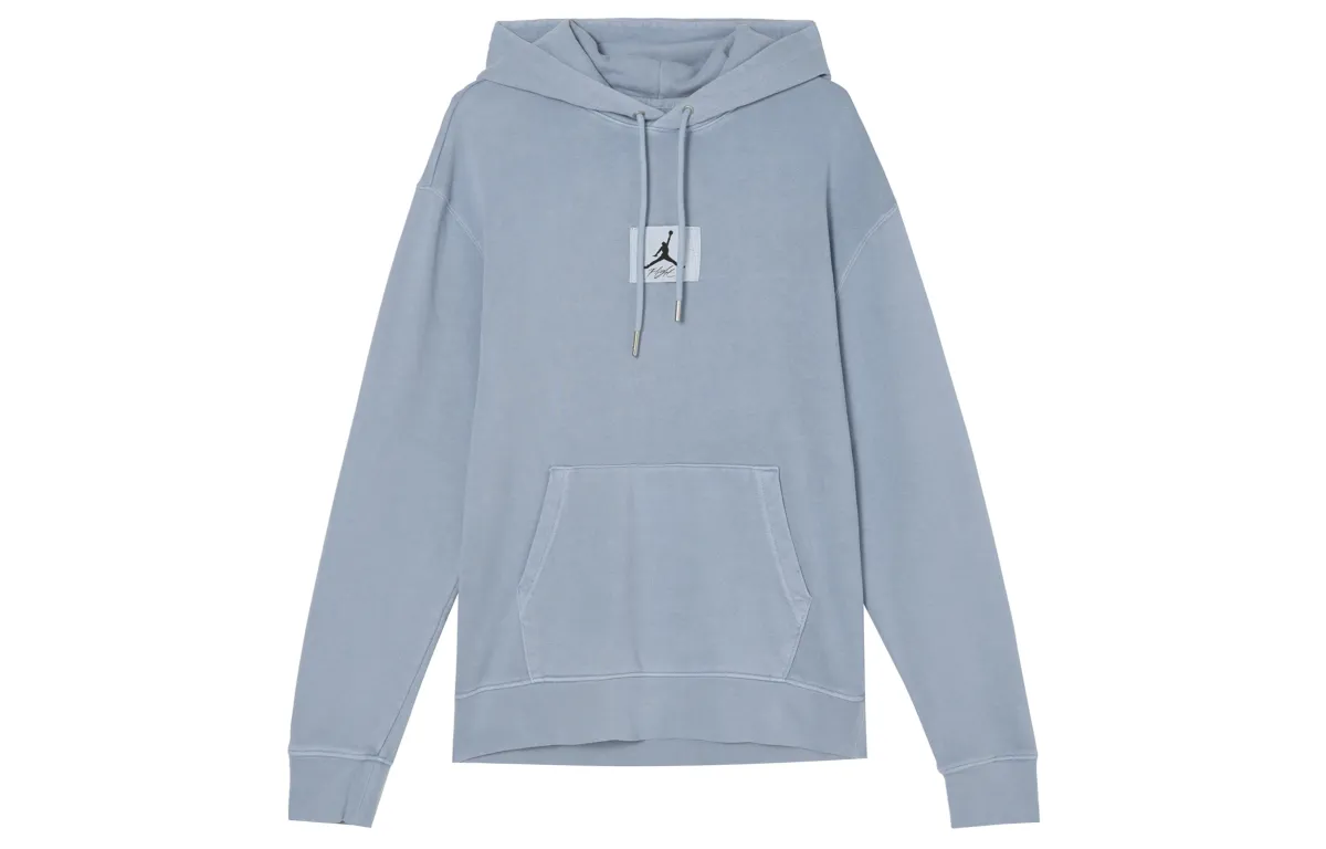 Jordan Essentials Men's Drawstring Hooded Sweatshirt 'Blue/Gray'