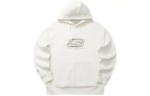 Skechers Sweatshirts Unisex Marshmallow White/0074 Hooded Moderate Other