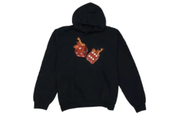 Travis Scott Sweatshirts Unisex Black Hooded Moderate Other