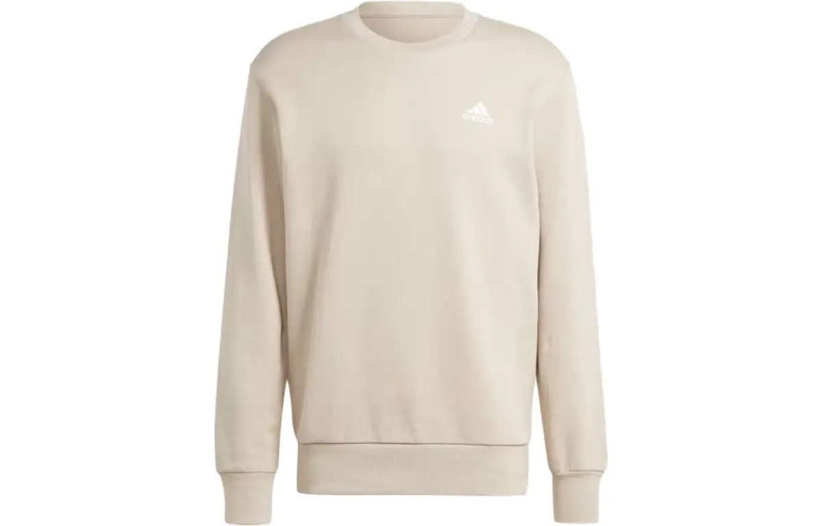 Adidas Sweatshirts Men's Beige Crew Neck Moderate Other