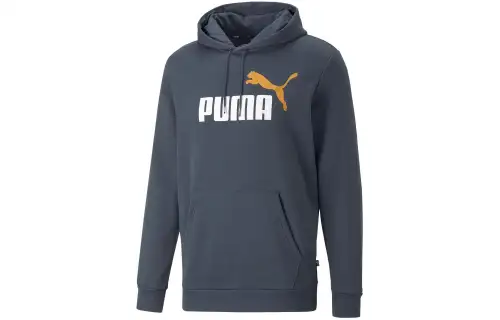 PUMA Essentials+Two Tone Sweatshirts Men's Blue Hooded Moderate Other