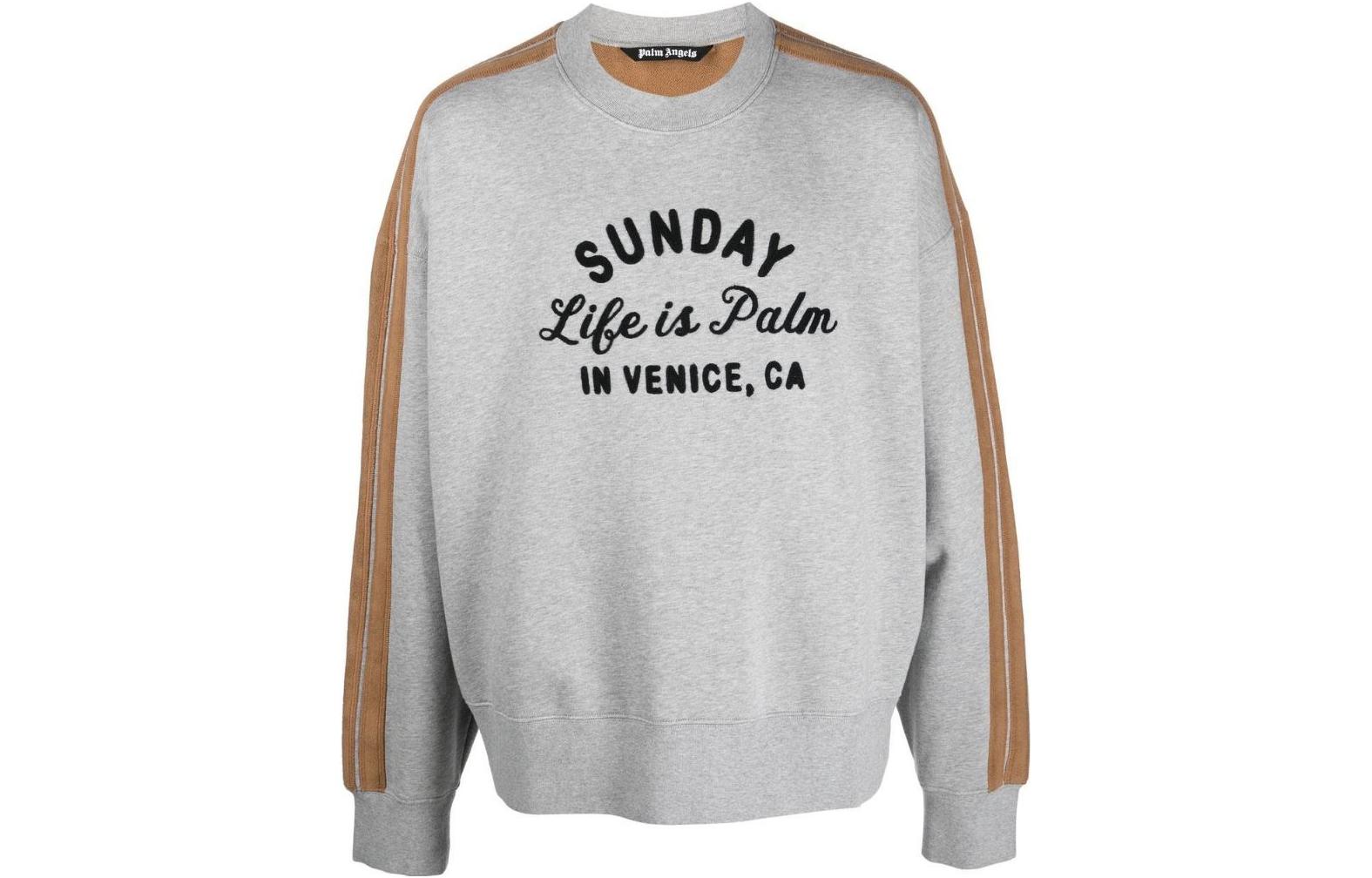 Мужской свитшот PALM ANGELS FW22 (серый)