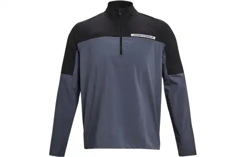 Under Armour Sweatshirts Men's Dark Gray Stand Collar Moderate Regular