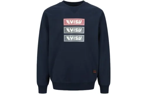 EVISU Sweatshirts Men's Crew Neck Moderate Regular