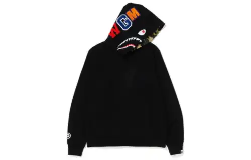 Bape Shark Pullover Inside Camo Hoodie