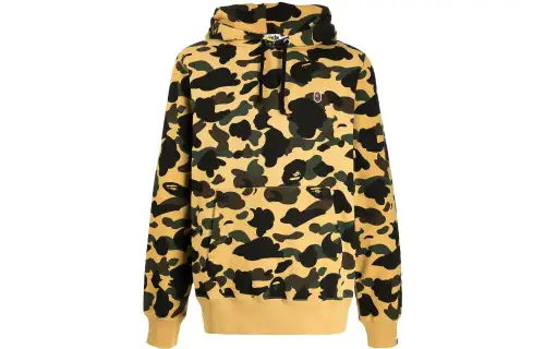 A BATHING APE ® Camo Jacquard One Point Hoodie