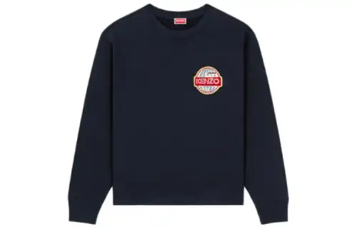 KENZO Travel Logo Patch Crewneck Sweatshirt