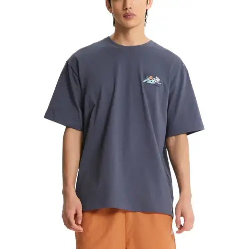 New Balance SEMI Over FITUNI NB BOY T Shirt Men's CF Dark Purple