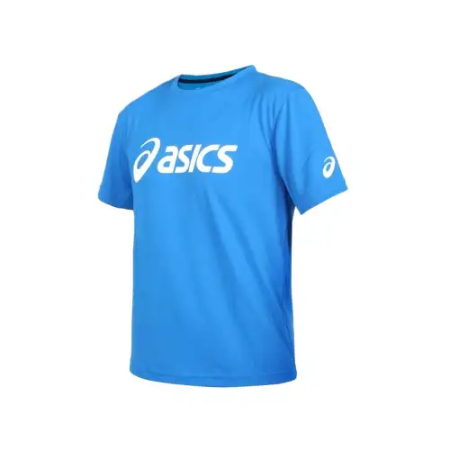 ASICS T Shirt Unisex Blue White