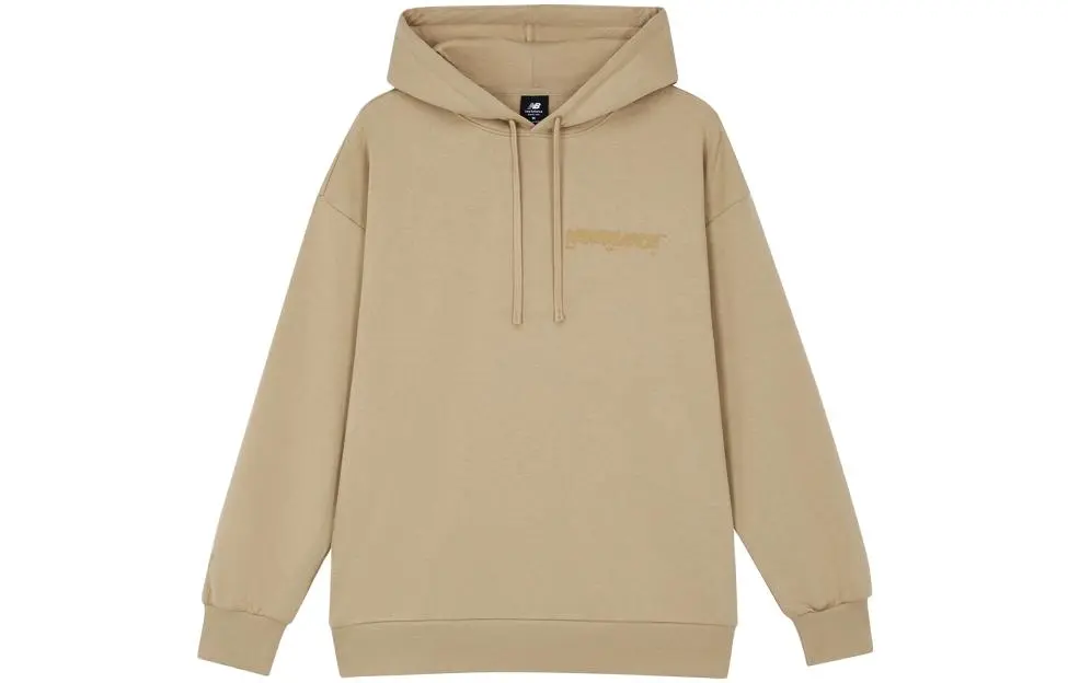 New Balance Sweatshirts Men's Khaki Hooded Moderate Regular