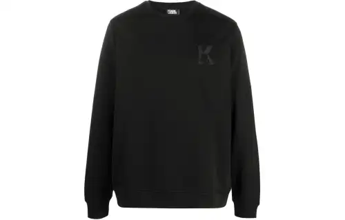 Karl Lagerfeld / Karl Lagerfeld Jeans K embroidery rib-trimmed sweatshirt