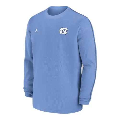 Jordan North Carolina Tar Heels Sideline Coach Men's Jordan College Long Sleeve Top