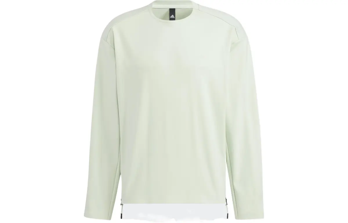 Adidas Sweatshirts Men's Green Crew Neck Moderate Regular