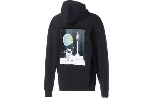 PUMA Sweatshirts Unisex Black Hooded Moderate Other