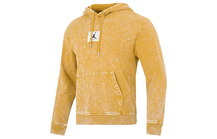 Jordan Sweatshirts Men's Yellow Hooded Moderate Regular
