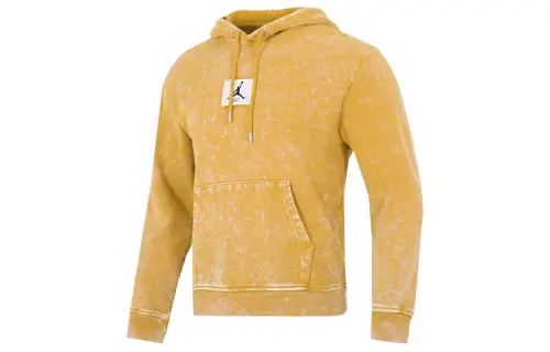 Jordan Sweatshirts Men's Yellow Hooded Moderate Regular