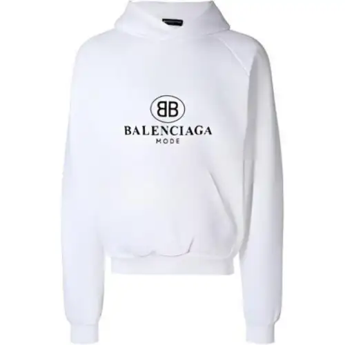 Balenciaga SS22 Sweatshirt Regular Fit Men's White