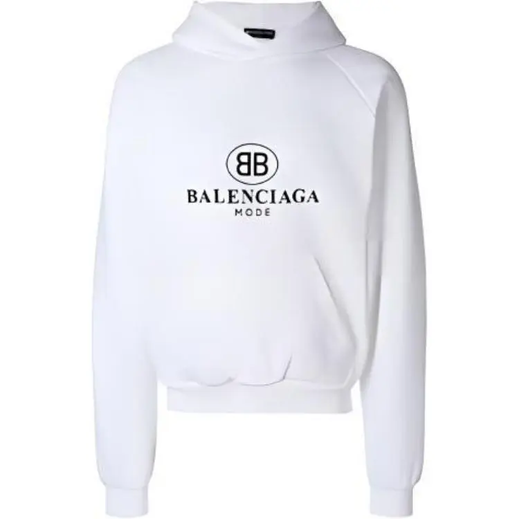 Balenciaga SS22 Sweatshirt Regular Fit Men's White